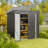 6 ft. W x 4 ft. D Vertical Storage Shed-97566635