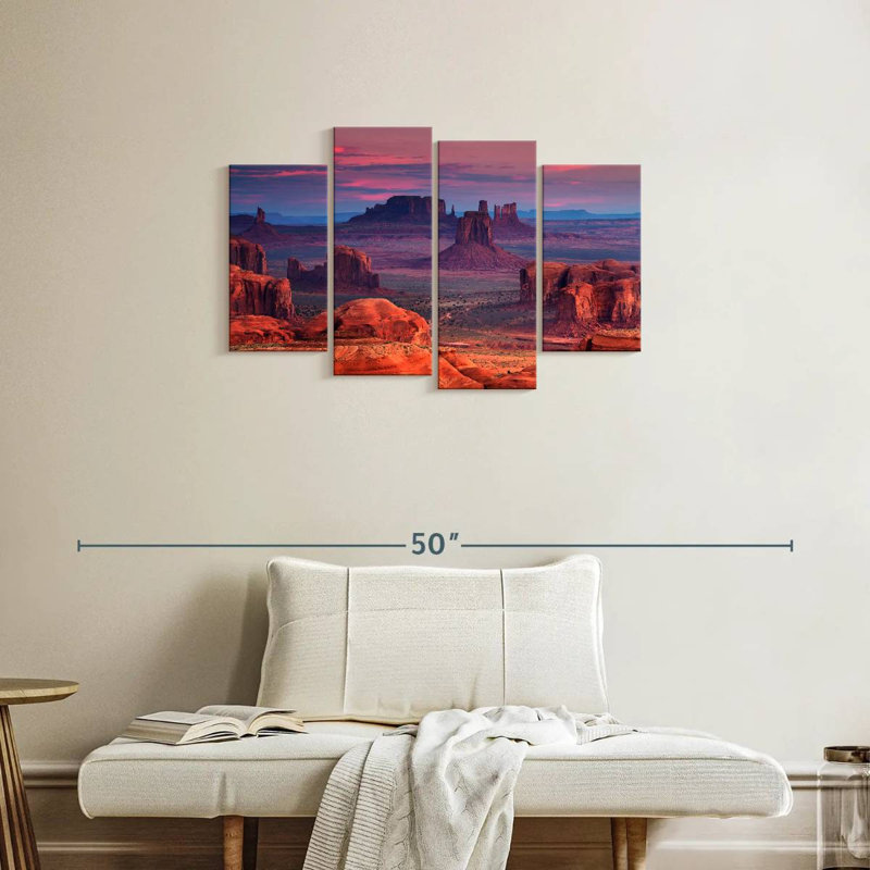 Hannes Monument Valley Desert Landscape, 22" H x 36" W
