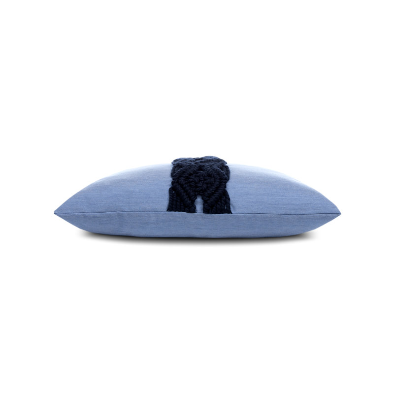Palomar Outdoor Square Sunbrella® Pillow Cover & Insert, Indigo