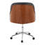 Chaise de bureau en métal chromé-800542162-800542163