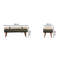 Boucle Upholstered Bench