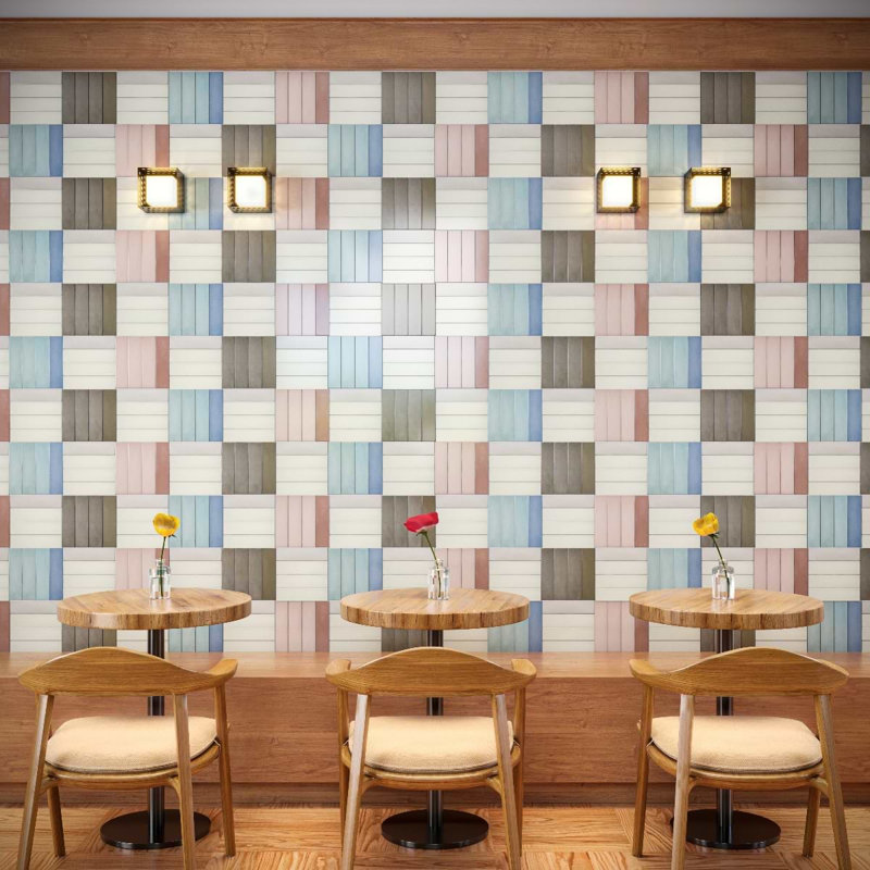 Color One 2x8 Matte Cement Tile, Chalk White