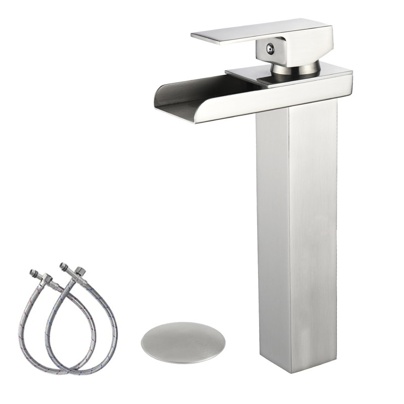 Single-Hole Single-handle Bathroom Faucet, Brushed Nickel