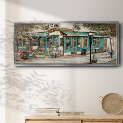 Rue due Jardin- Framed Canvas