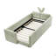 Lit plateforme tapissier simple avec tête de lit en forme d'oreille de lapin-1563108257