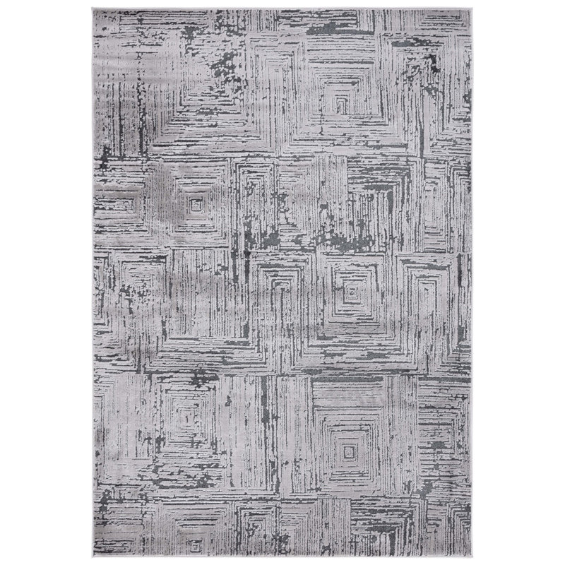 Whisper Performance Abstract Rug, Rectangle 4' x 6'