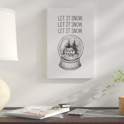 " Let It Snow Globe "