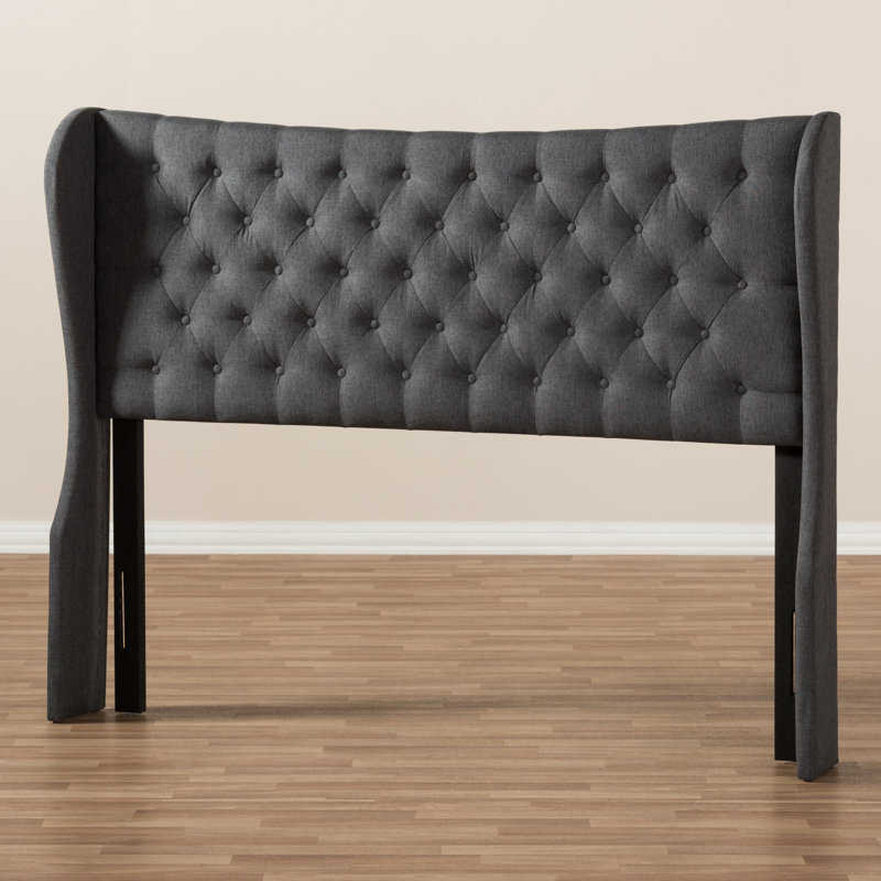 Eremy Upholstered Headboard, Dark Gray, King
