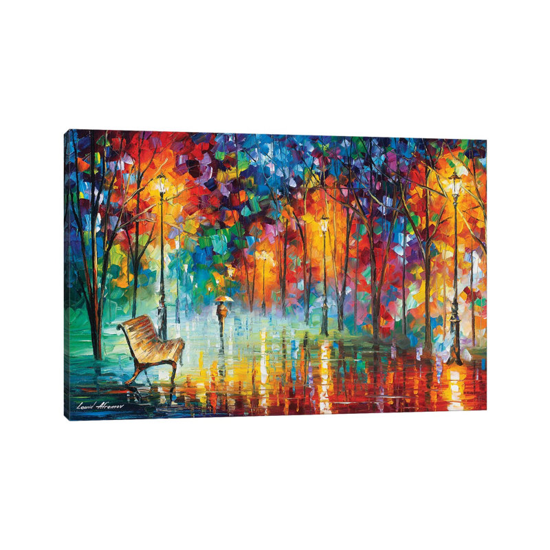 «Hidden Way» par Leonid Afremov - reproduction d'art sur toile tendue, H 40 po x l 60 po x 1,5 po