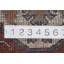 Tapis de couloir géométrique traditionnel indo 3 x 8
