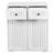 Laundry Cabinet With 2 Removable Baskets And 2 Drawers For Efficient Sorting And Storage