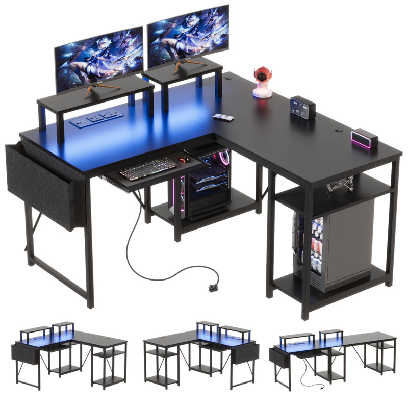Janni  Computer Table, Black