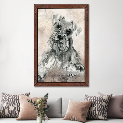 Schnauzer 1 Piece Wall Art on Canvas