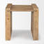Table de bout en bois massif 23 po
