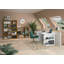 Jago 173cm H x 120cm W Geometric Bookcase-80165070