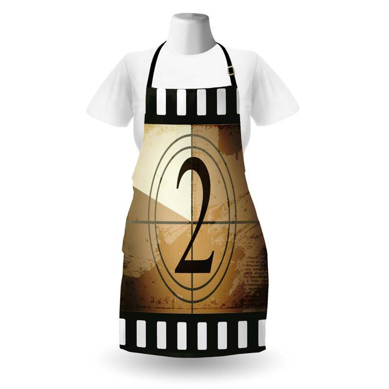 No Pattern Bib Apron