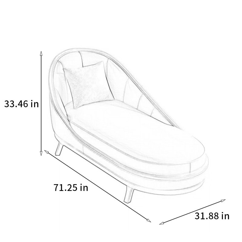 Deluxe solid wood recliner