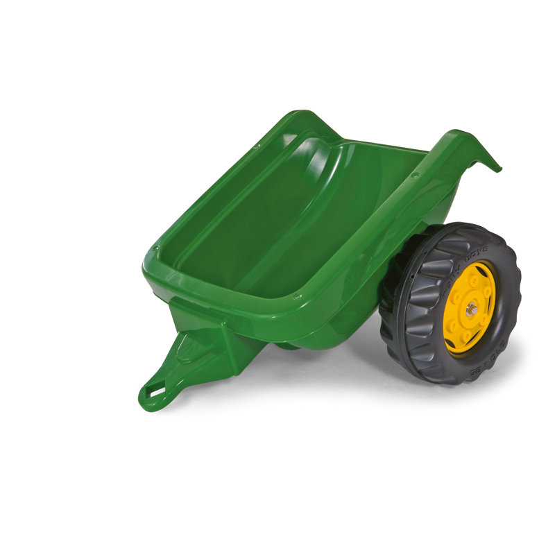 Rolly Toys John Deere Trio Trac with Electronic Steering Wheel & Trailer
