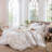 MooMee Striped Duvet Cover Set 100% Washed Cotton Linen Like Textured-117586341-105229476