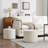 Upholstered Pouf 17.7"x17.7"x13.8"-1069679529