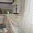 Rosselin 2pcs Curtains Transparent Flower Embroidery Beige Embroidered Lace Curtains Vintage-791108402