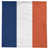 Orange / blanc / bleu marine