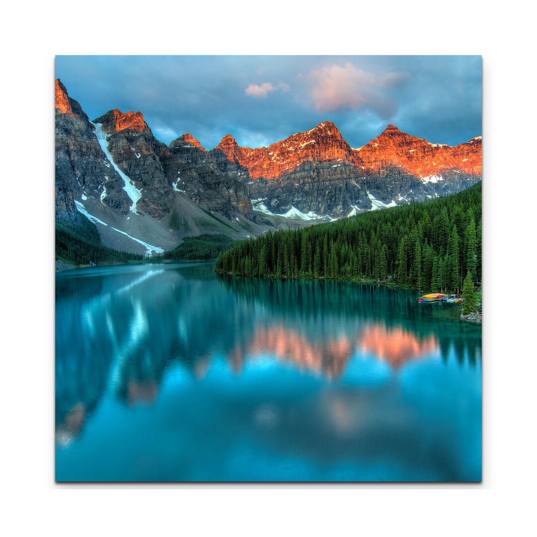 Leinwandbild Moraine See im Banff-Nationalpark – Kanada