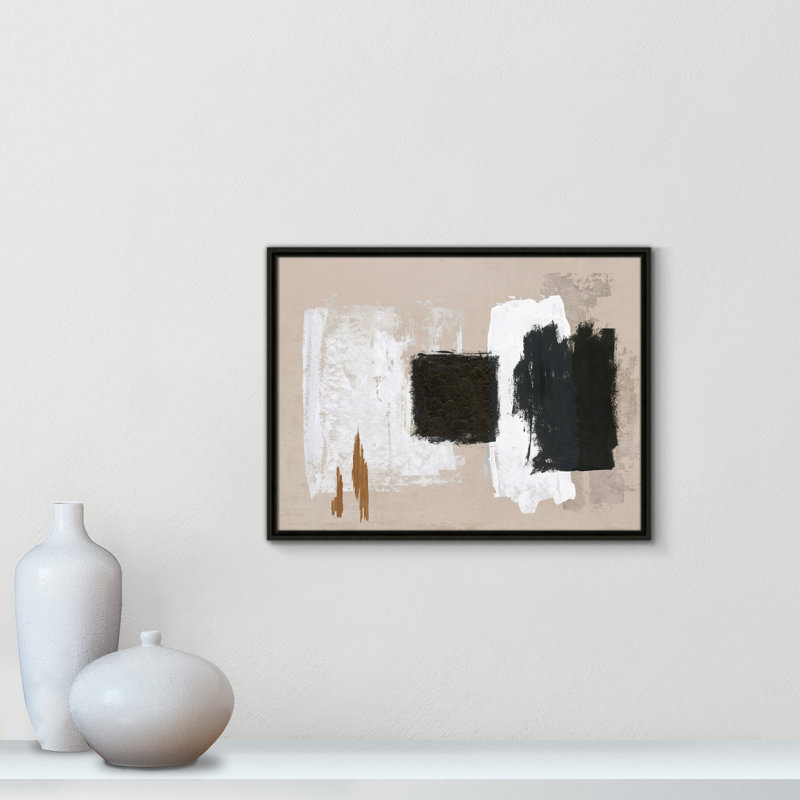 Imone - Toile à cadre flottant, H 19,5 po x l 25,5 po, Espresso