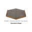 Plateau pour repose-pieds / table basse Galvan