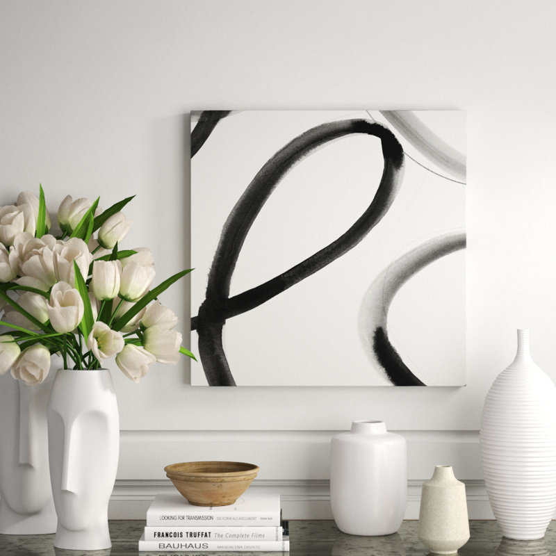 Heartbeat Note X Print by Barclay Butera, 24" H x 24" W, Image Brush Gel