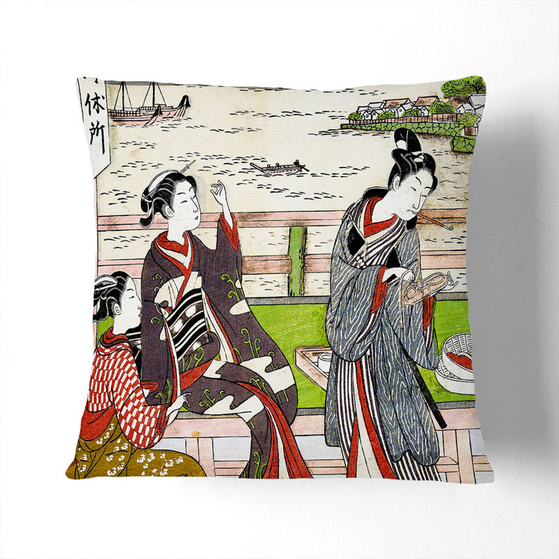 Square Throw Cushion, White, 40cm H x 40cm W x 15cm D