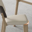 Ensemble de chaises à dossier moderne Modern Burlywood (ensemble de 2)