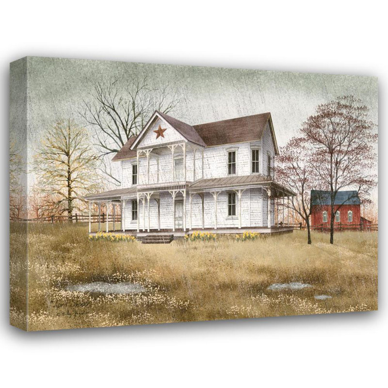 April Showers, 19" H x 24" W