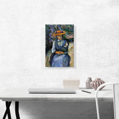 " Little Girl With A Doll 1904 " by Paul Cezanne Painting Print