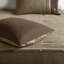Édredon 7 pièces en faux suède - très grand, brun, style chalet, rembourrage, coussins décoratifs, pièce brune facile à laver, style, 3 taies décoratives et 1, lavable à la machine-121159259