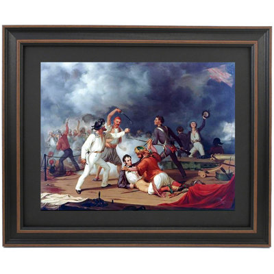 Decatur Boarding Tripolitan Gunboat By Alonzo Chappel