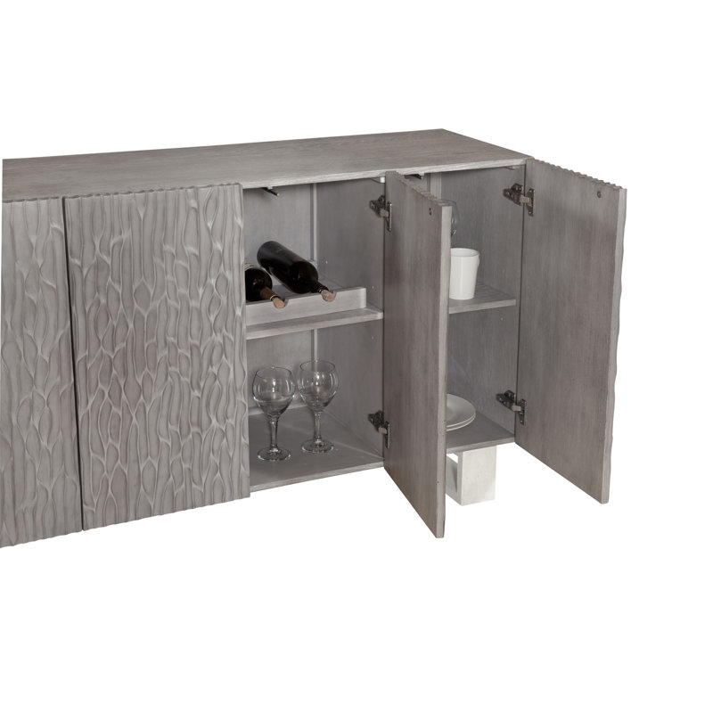 Buffet en bois massif Charitha