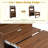 Buffet With Hutch And Foldable Dining Table, Storage Shelves, Side Hooks And A Cabinet With Sliding Doors-1561551925-1561551924