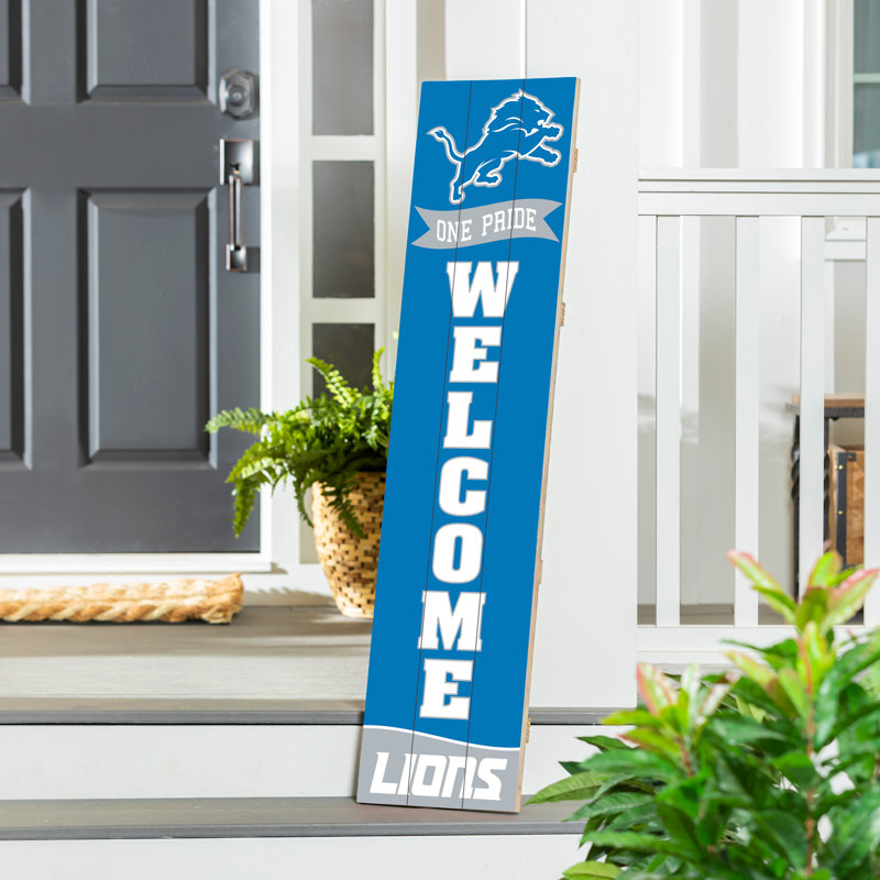 Enseigne murale 47 po NFL, NFL Detroit Lions