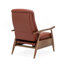 Fauteuil inclinable à accoudoirs en bois Fremont - Caramel