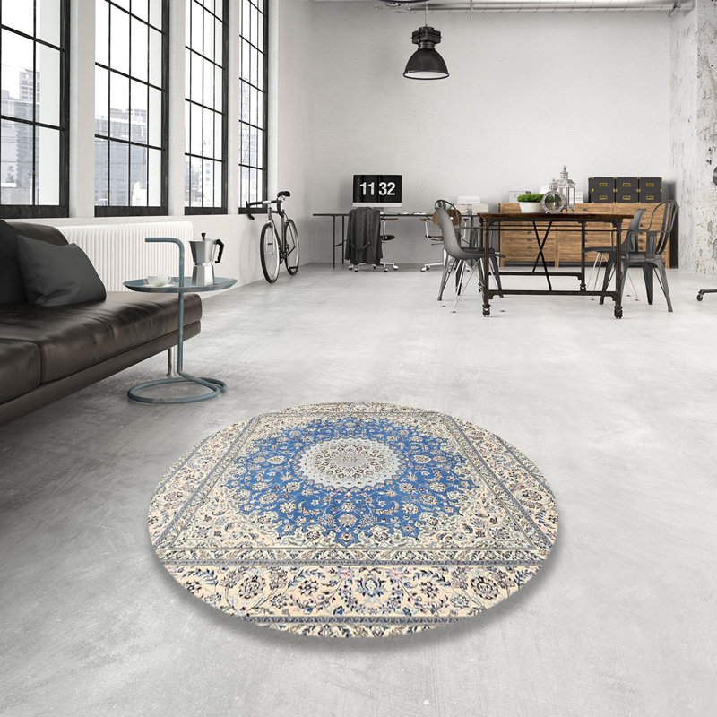 Rollegem Performance Oriental Indoor Rug, Round 4'