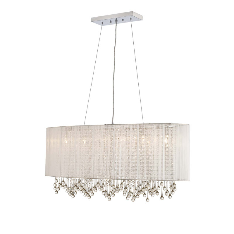 Beverly Drive 6 - Light Pendant, White