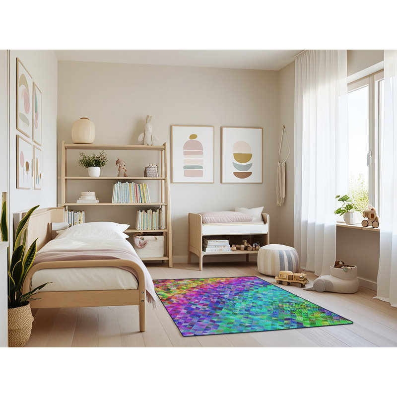Tapis bleu Savino, Rectangle 3 pi x 5 pi
