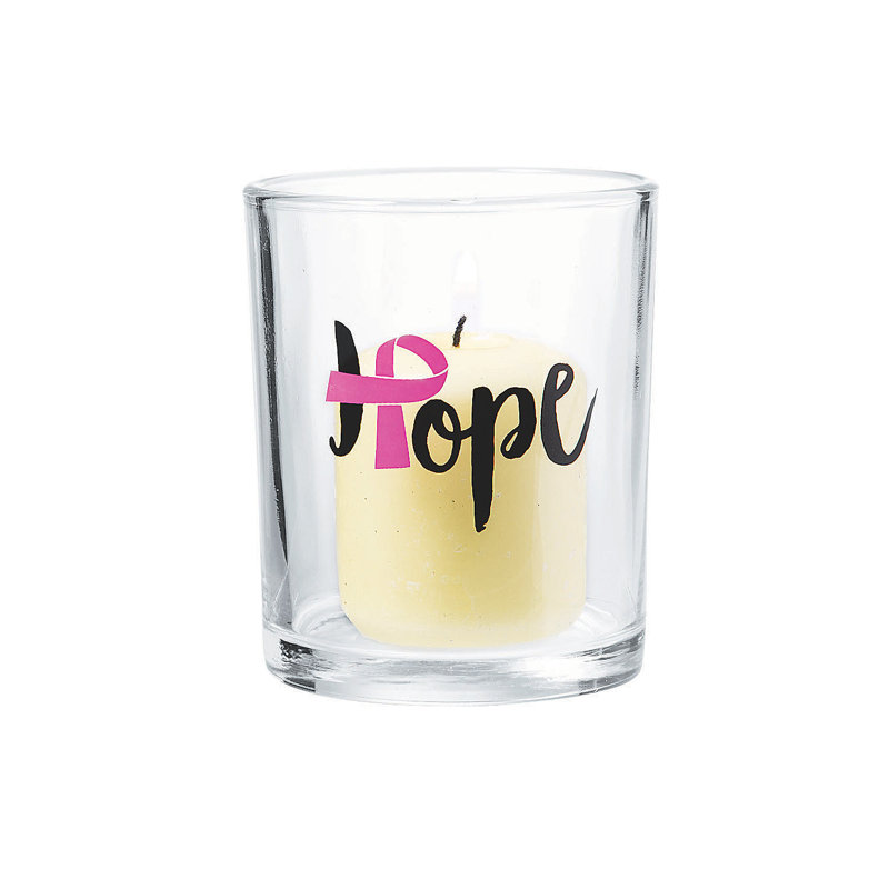 10.4'' H Glass Tabletop Votive Holder