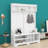 Modern Hallway Hall Tree With Metal Hooks And Storage Space-1388172696
