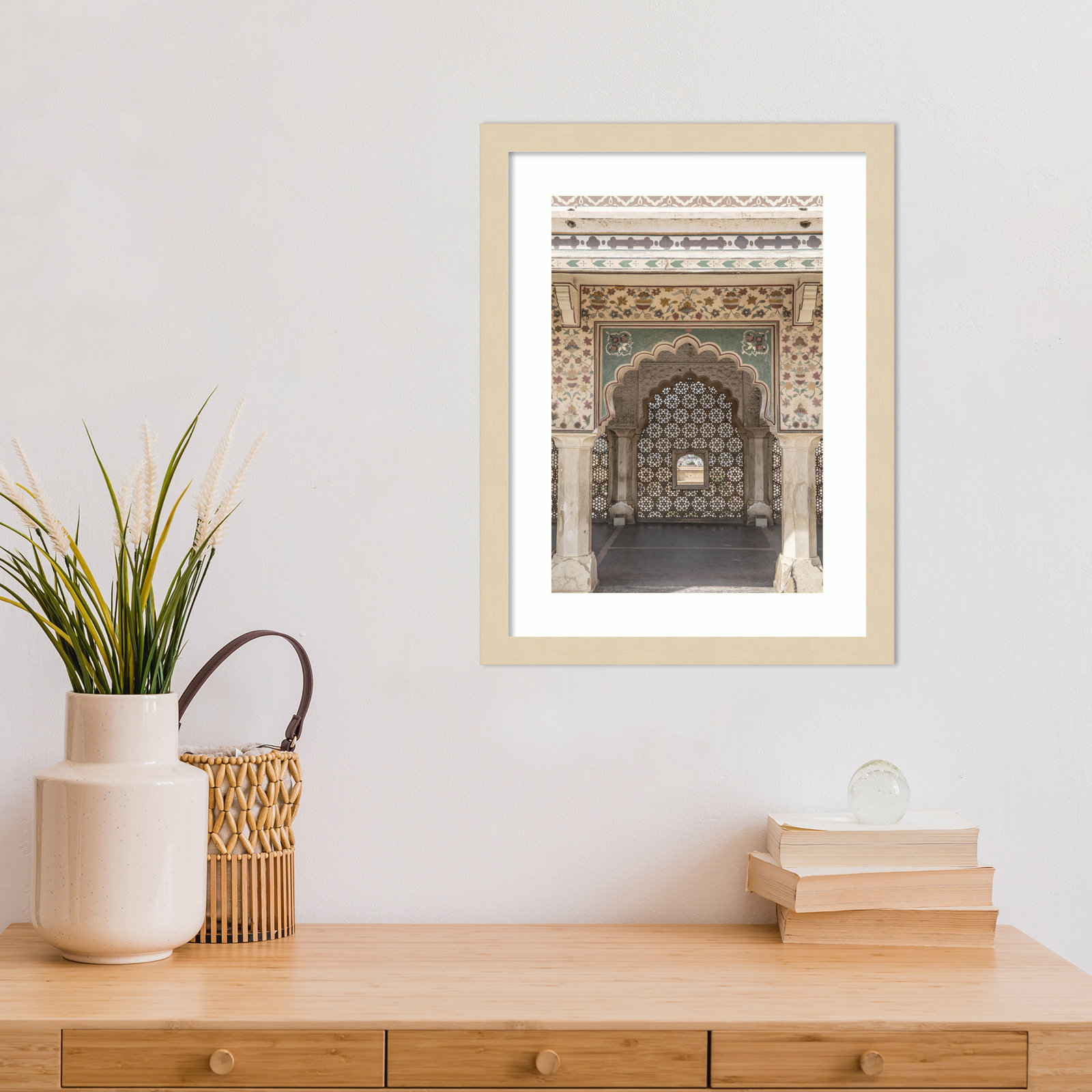Daisey "Desert Palace" Print, Brown, 17" H x 13" W