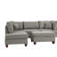 Reversible Sectional Sofa With Ottoman (Sectional)-988036156
