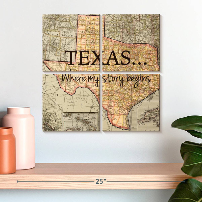 Tergel Texas My Story, 18'' H x 18'' W