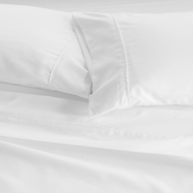 White Cotton Hypoallergenic Standard Pillowcase Set