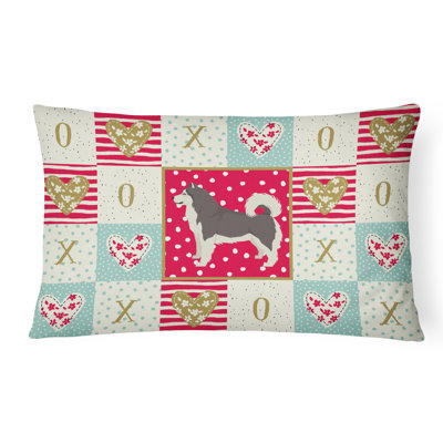 Coussin d'extérieur rectangulaire Alaskan Malamute Love